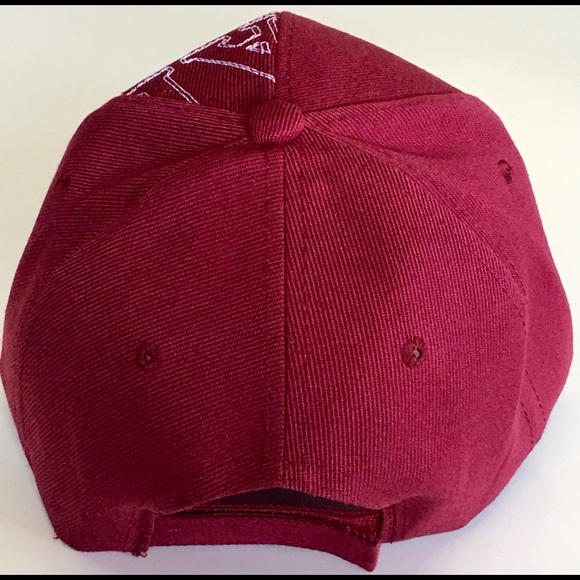 Alabama Football Adjustable Cap Hat Red White SEC - Picture 6 of 8